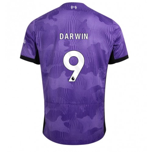 Moški Nogometni dresi Liverpool Darwin Nunez #9 Tretji 2023-24 Kratek Rokav